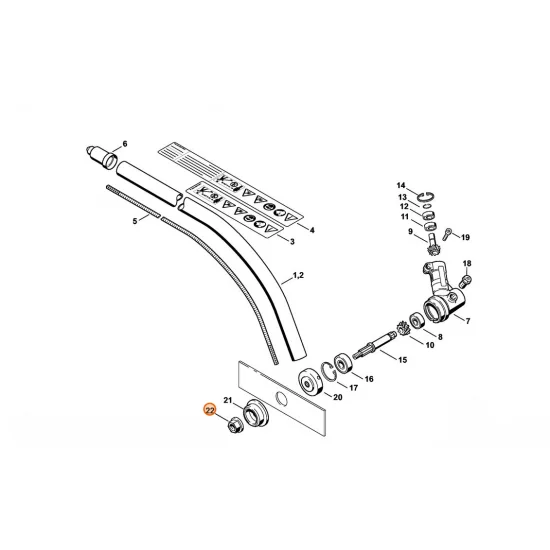 STIHL  Nakrętka samozabezpieczająca 4133 642 7601